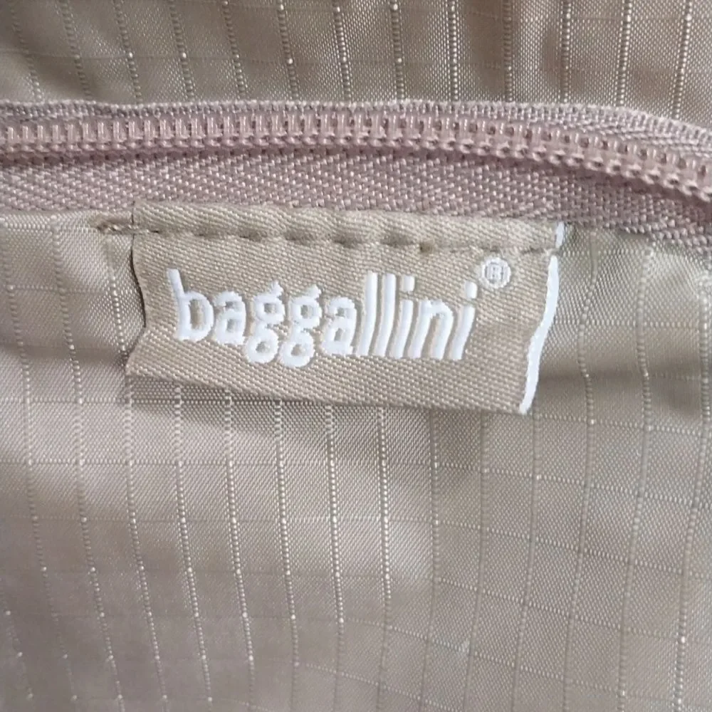 FOLDABLE Baggallini Tan Duffel Bag Spacious and Versatile